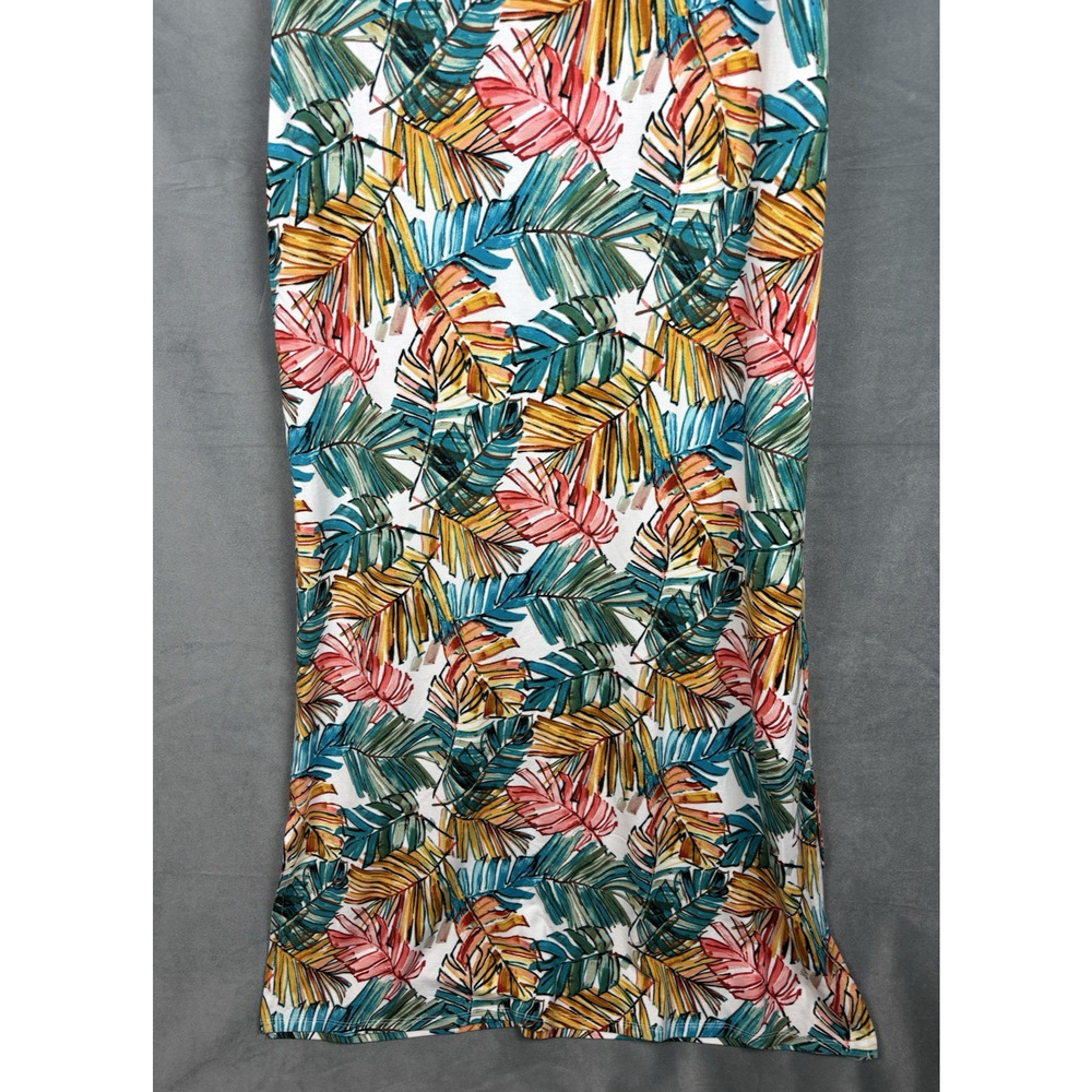 Chico's Tropical Leaf Print Maxi Dress - Multicolor - Picture 5 of 11